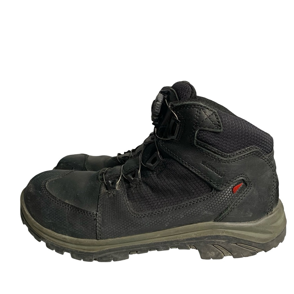 Red Wing Men's Black BOA Closure Leather Steel Toe Industrial Work Boots 13D